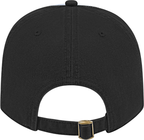 Cap America i1002 Relaxed Golf Cap - White Black