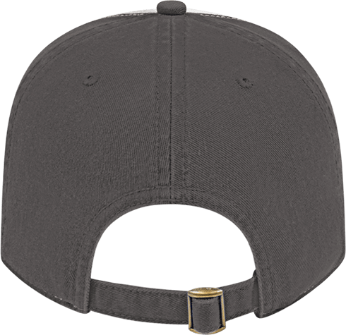 Cap America i1002 Relaxed Golf Cap - White Dark Gray