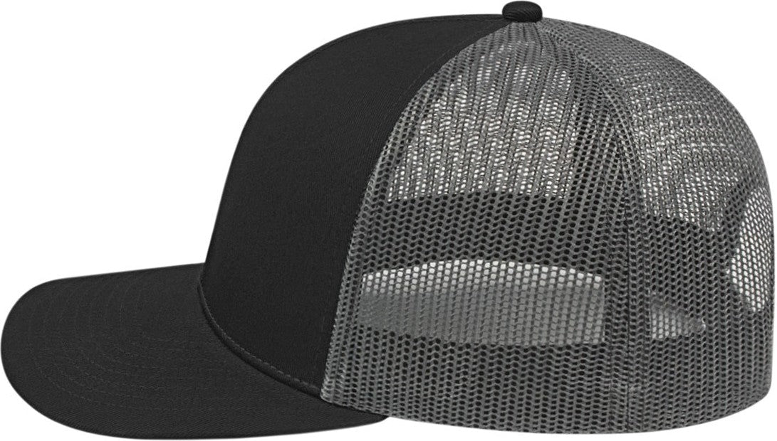 Cap America I3038 Poly/cotton Mesh Back - Black Charcoal - HIT a Double - 1
