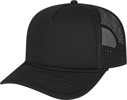 Cap America i5054 Retro Foamie Trucker - Black