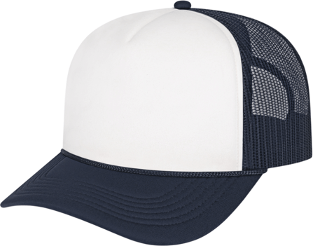 Cap America i5054 Retro Foamie Trucker - White Navy