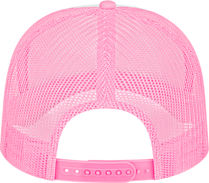 Cap America i5054 Retro Foamie Trucker - White Pink