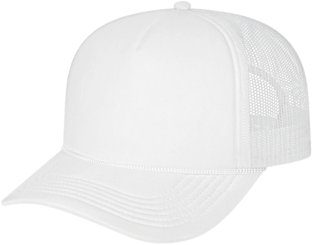 Cap America i5054 Retro Foamie Trucker - White