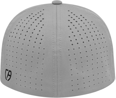 Cap America i8503 Flexfit Perforated Performance Cap - Silver