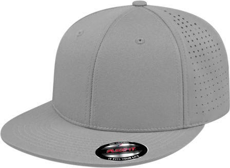 Cap America i8503 Flexfit Perforated Performance Cap - Silver