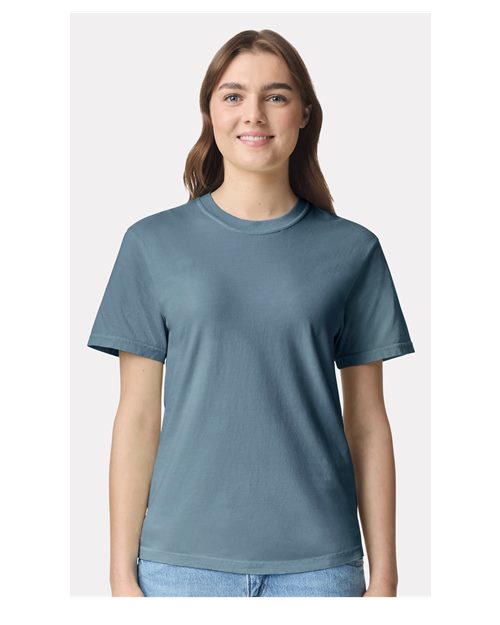 Ice Blue Garment-Dyed Heavyweight T-Shirt - 1717