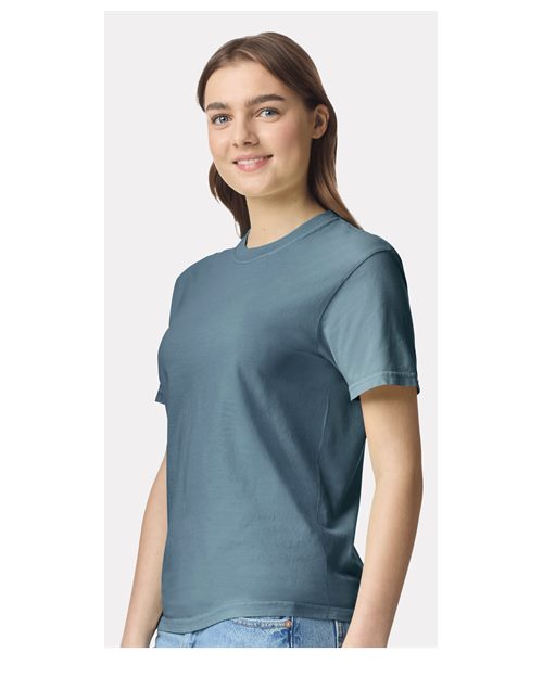 Ice Blue Garment-Dyed Heavyweight T-Shirt - 1717