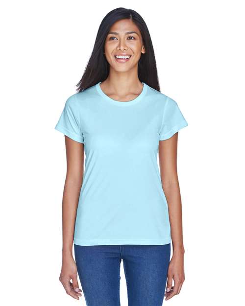 Ice Blue Women&#39;s Cool &amp; Dry Sport Performance Interlock T-shirt - 8420L
