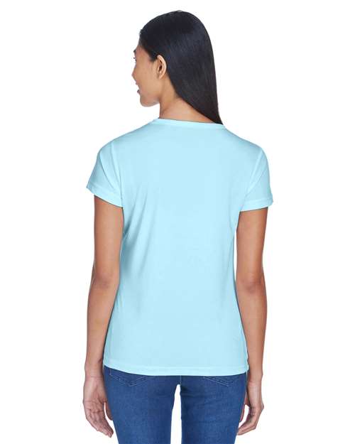 Ice Blue Women&#39;s Cool &amp; Dry Sport Performance Interlock T-shirt - 8420L