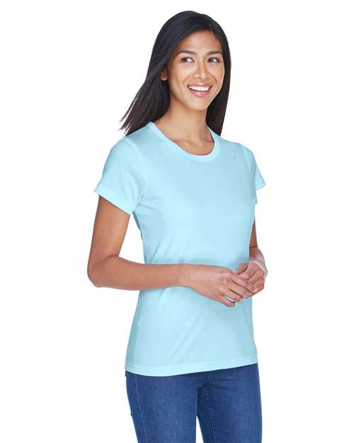 Ice Blue Women&#39;s Cool &amp; Dry Sport Performance Interlock T-shirt - 8420L