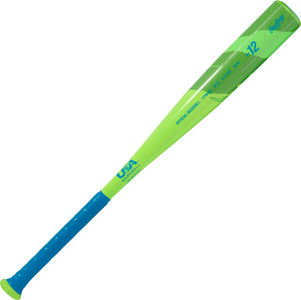 Rawlings 2026 Raptor (-12) USA Approved Tee Ball Bat RTB6R12 - Green Lime - HIT a Double 2