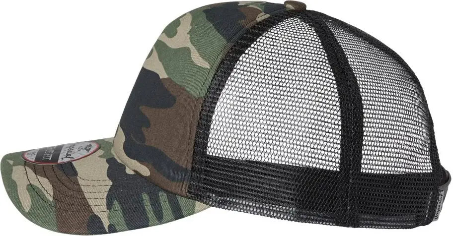 Imperial 1287 North Country Trucker Cap - Camo Black - Multi Colored / one Size Fits Most