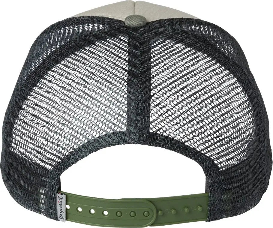 Imperial 1287 North Country Trucker Cap - Stone Moss Charcoal - Light Gray Dark / one Size Fits Most