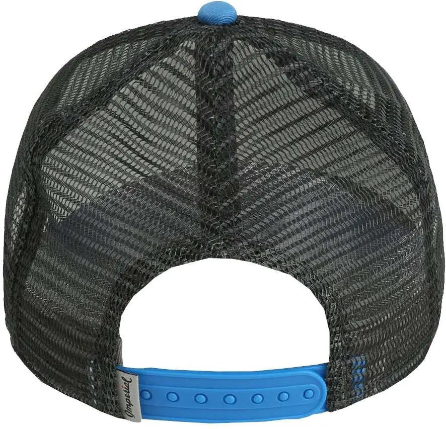 Imperial 1287 North Country Trucker Cap - White Nassau Charcoal