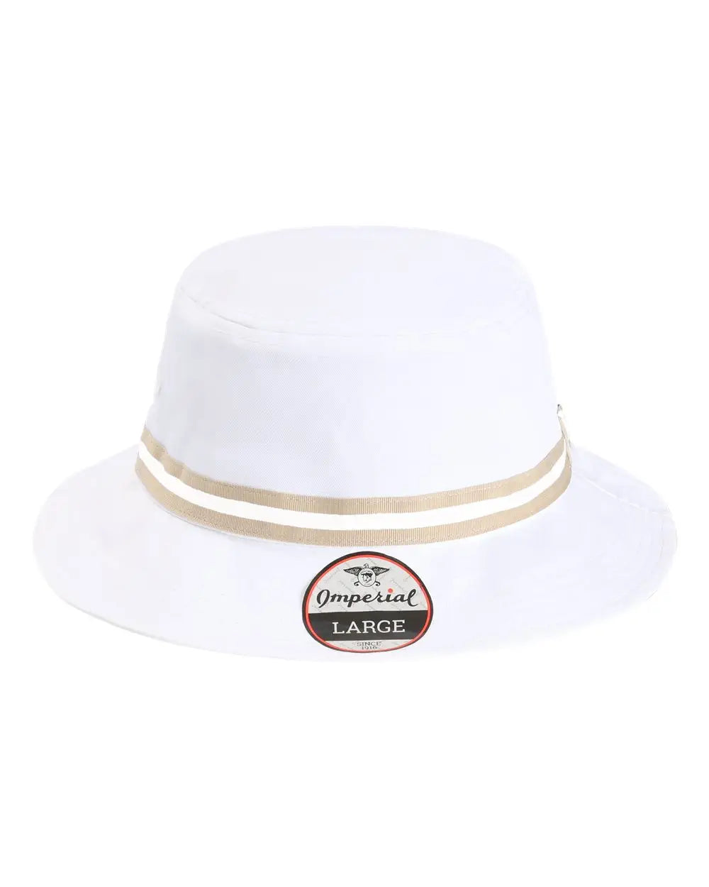 Imperial 1371p the Oxford Performance Bucket Hat - White Khaki - one Size Fits Most