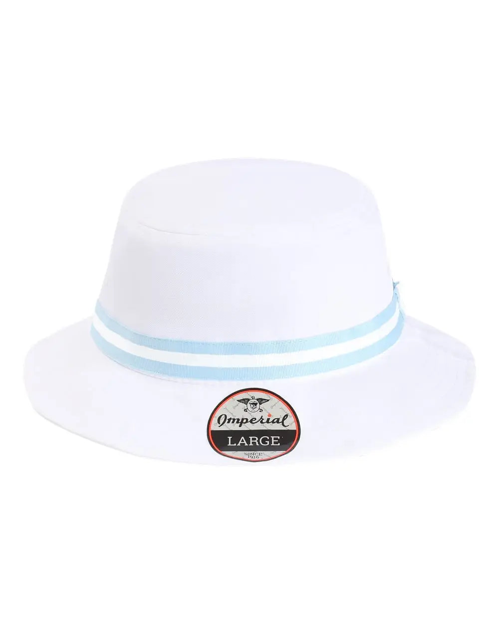 Imperial 1371p the Oxford Performance Bucket Hat - White Light Blue - one Size Fits Most