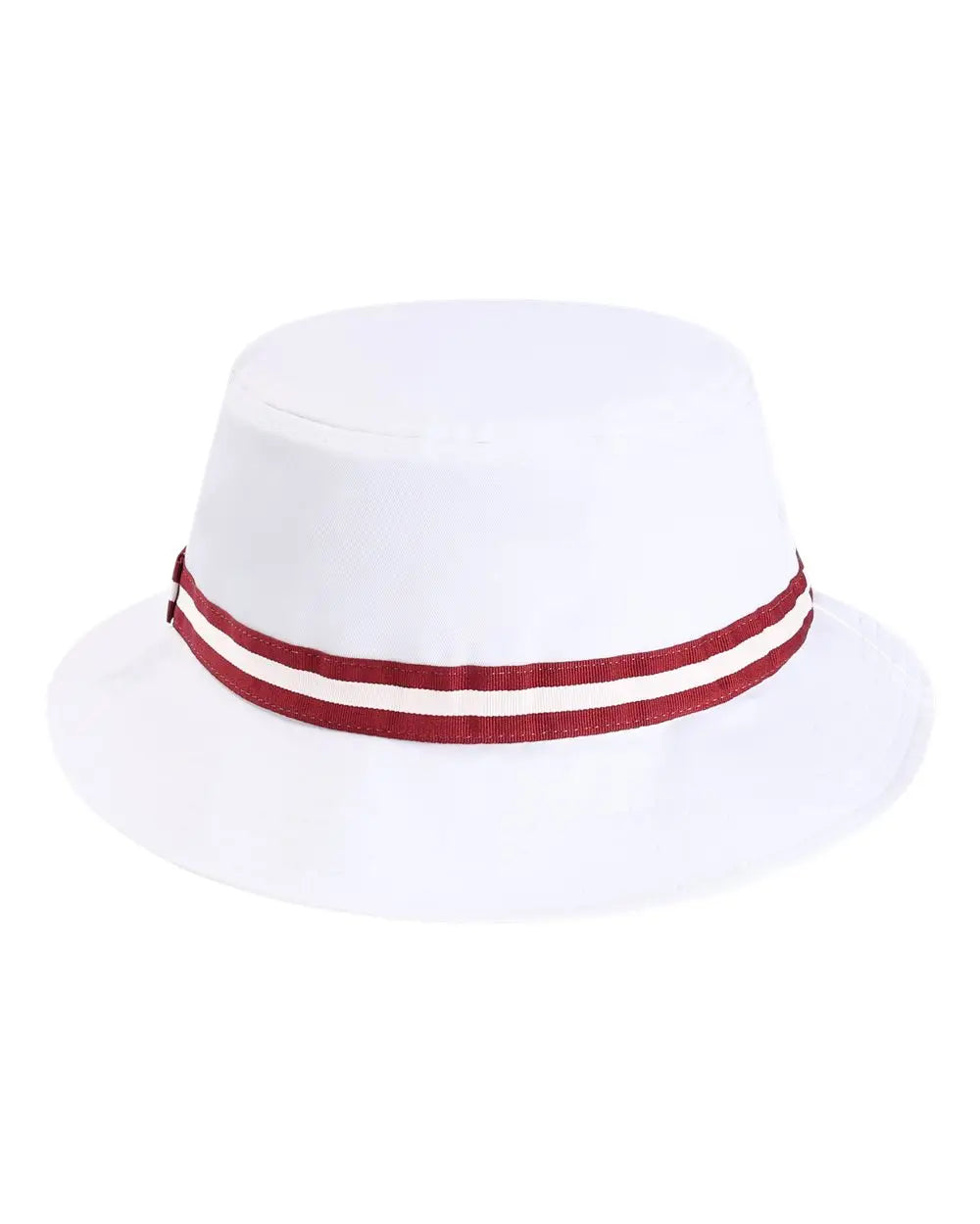 Imperial 1371p the Oxford Performance Bucket Hat - White Maroon - one Size Fits Most
