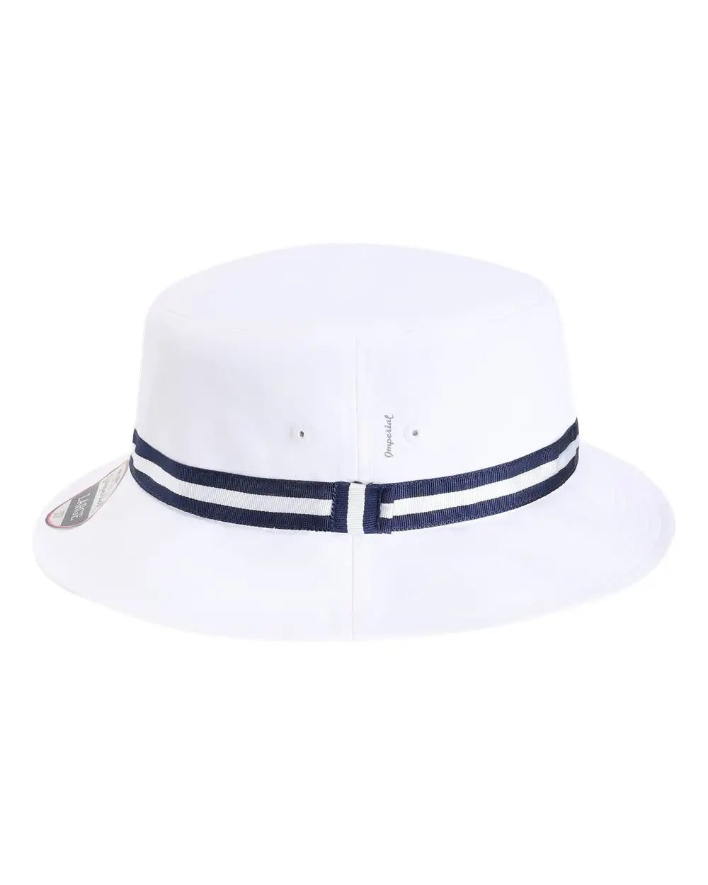 Imperial 1371p the Oxford Performance Bucket Hat - White Navy - one Size Fits Most