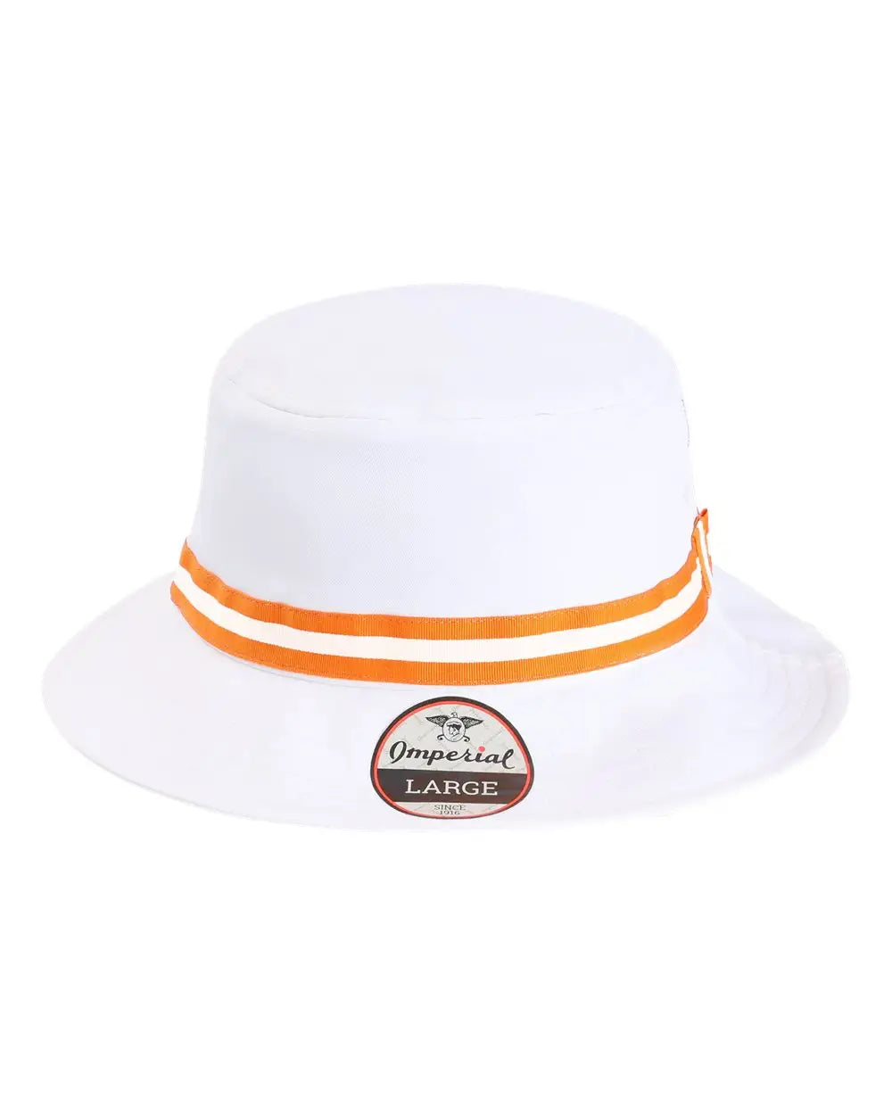 Imperial 1371p the Oxford Performance Bucket Hat - White Orange