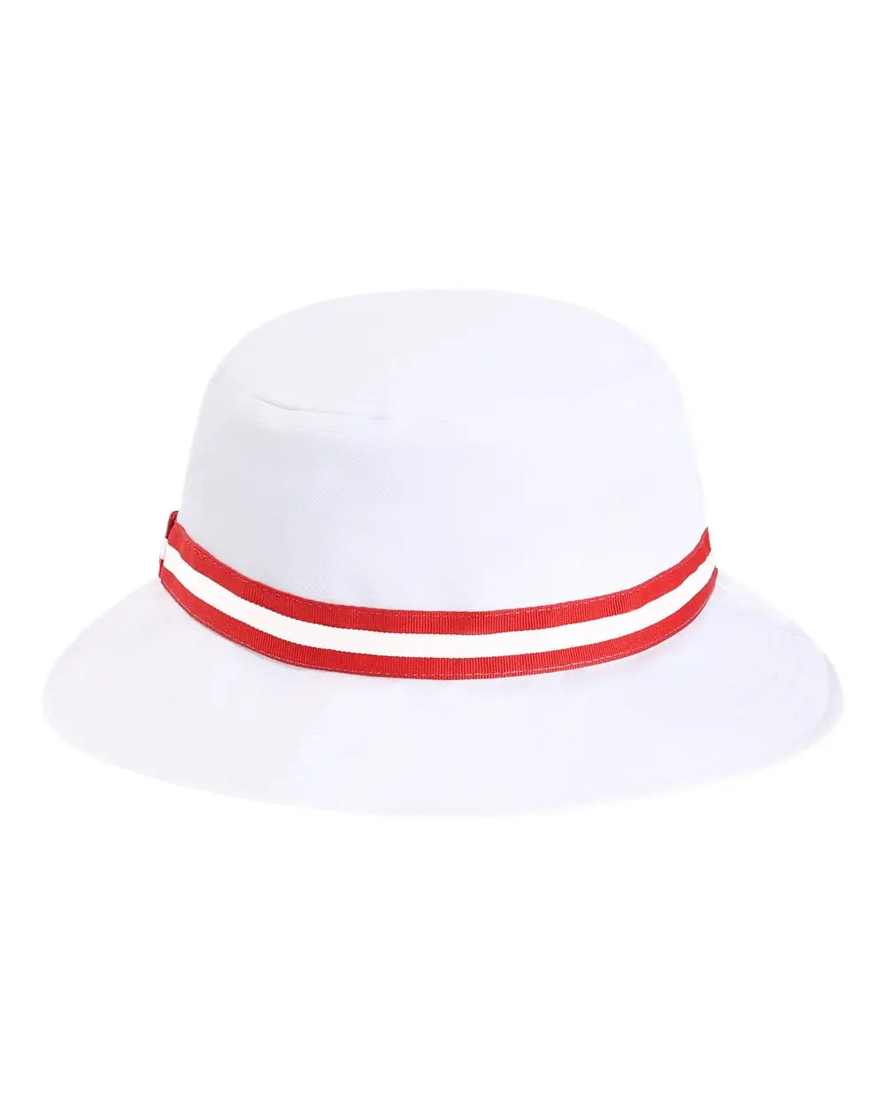 Imperial 1371p the Oxford Performance Bucket Hat - White Red - one Size Fits Most