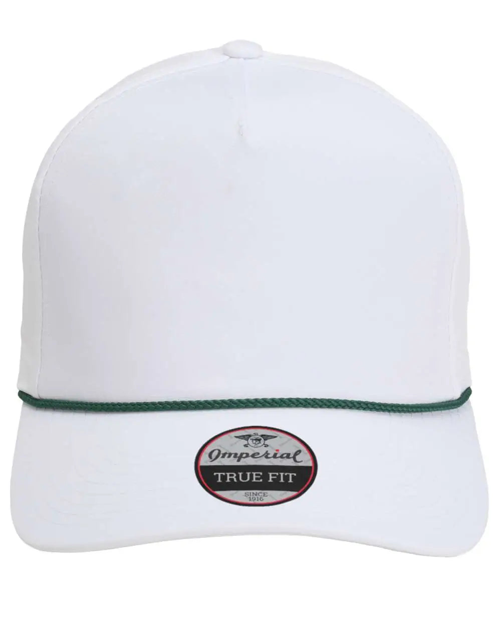 Imperial 5054s the Wrightson Cap - 5054 - White Dark Green - one Size Fits Most