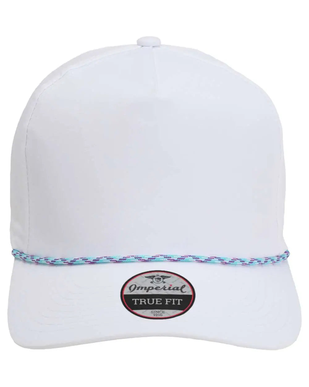 Imperial 5054s the Wrightson Cap - 5054 - White Teal-purple - one Size Fits Most