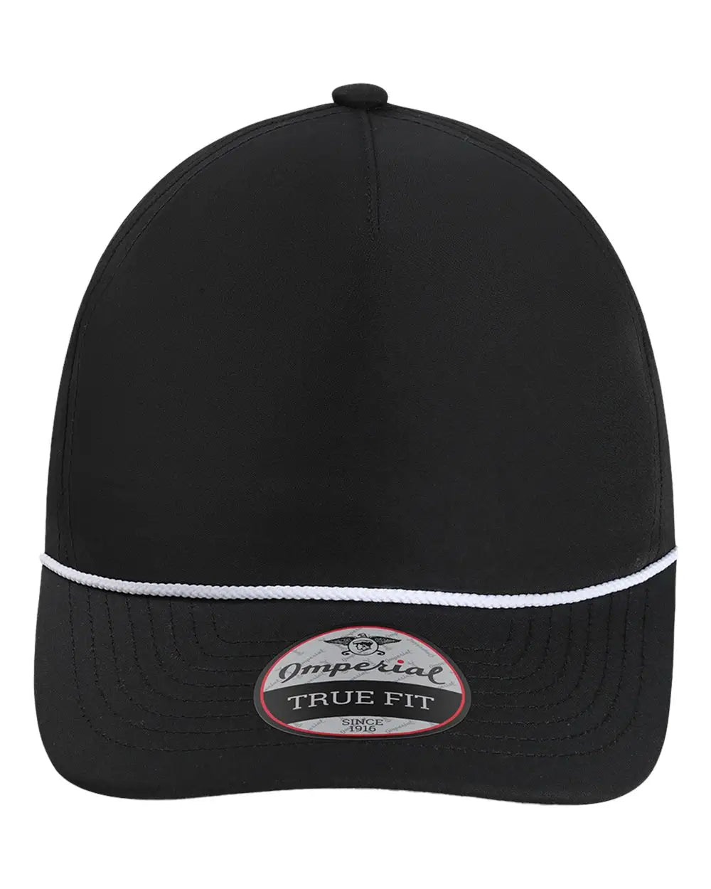 Imperial 5054u the Harrison Cap - Black White - one Size Fits Most