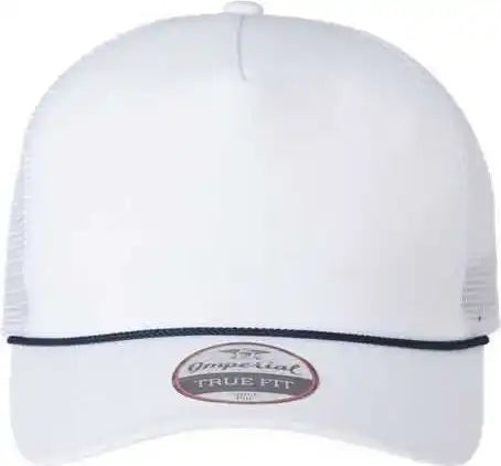 Imperial 5055 the Rabble Rouser Cap - White Navy - one Size Fits Most