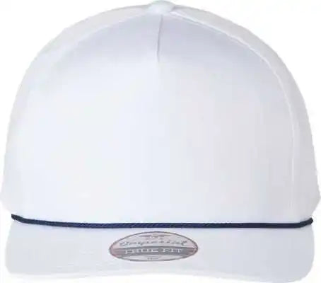Imperial 5056 the Barnes Cap - White Navy - one Size Fits Most