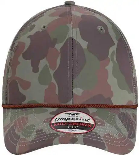 Imperial 5058 the Outtasite Cap - Frog Skin Camo Green - Brown / one Size Fits Most
