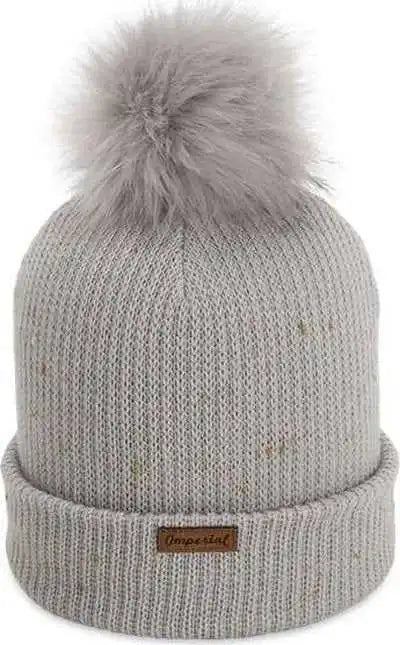 Imperial 6014 the Montage Pom Knit Light Gray / one Size Fits Most