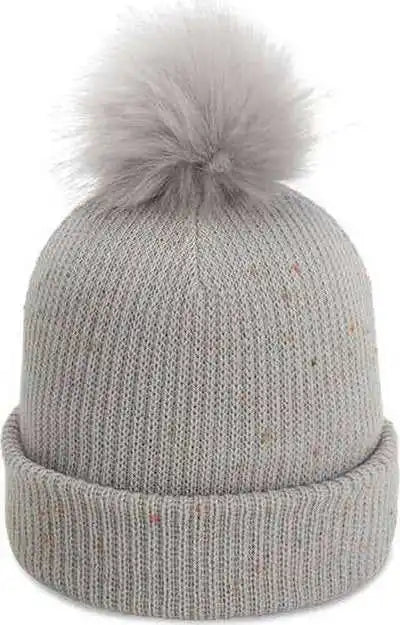 Imperial 6014 the Montage Pom Knit Light Gray / one Size Fits Most