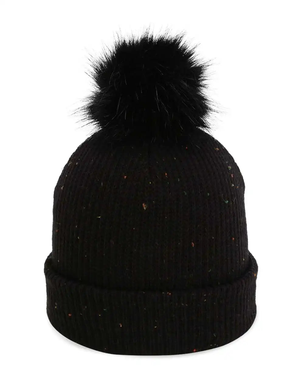 Imperial 6014s the Montage Pom Cuffed Beanie - 6014 - Black - Osfa