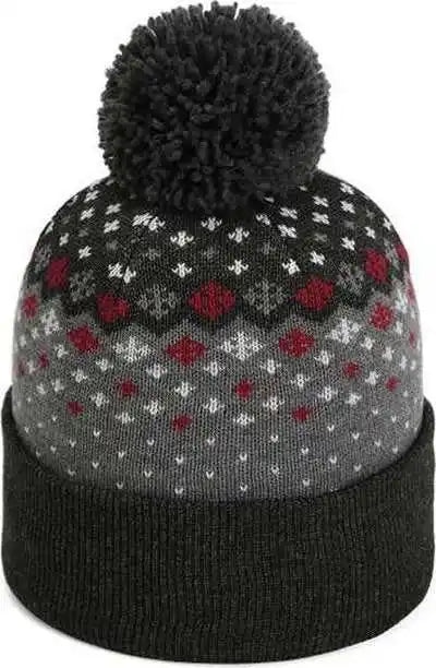 Imperial 6017 Tha Baniff Knit - Black Heather - one Size Fits Most