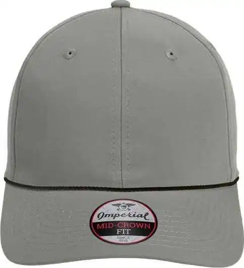 Imperial 7054 the Wingman Cap - Gray Black - one Size Fits Most