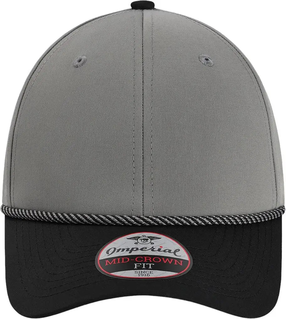 Imperial 7054 the Wingman Cap - Grey Black - Grey/ Black/ / one Size Fits Most