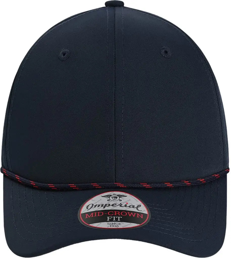 Imperial 7054 the Wingman Cap - Navy Red