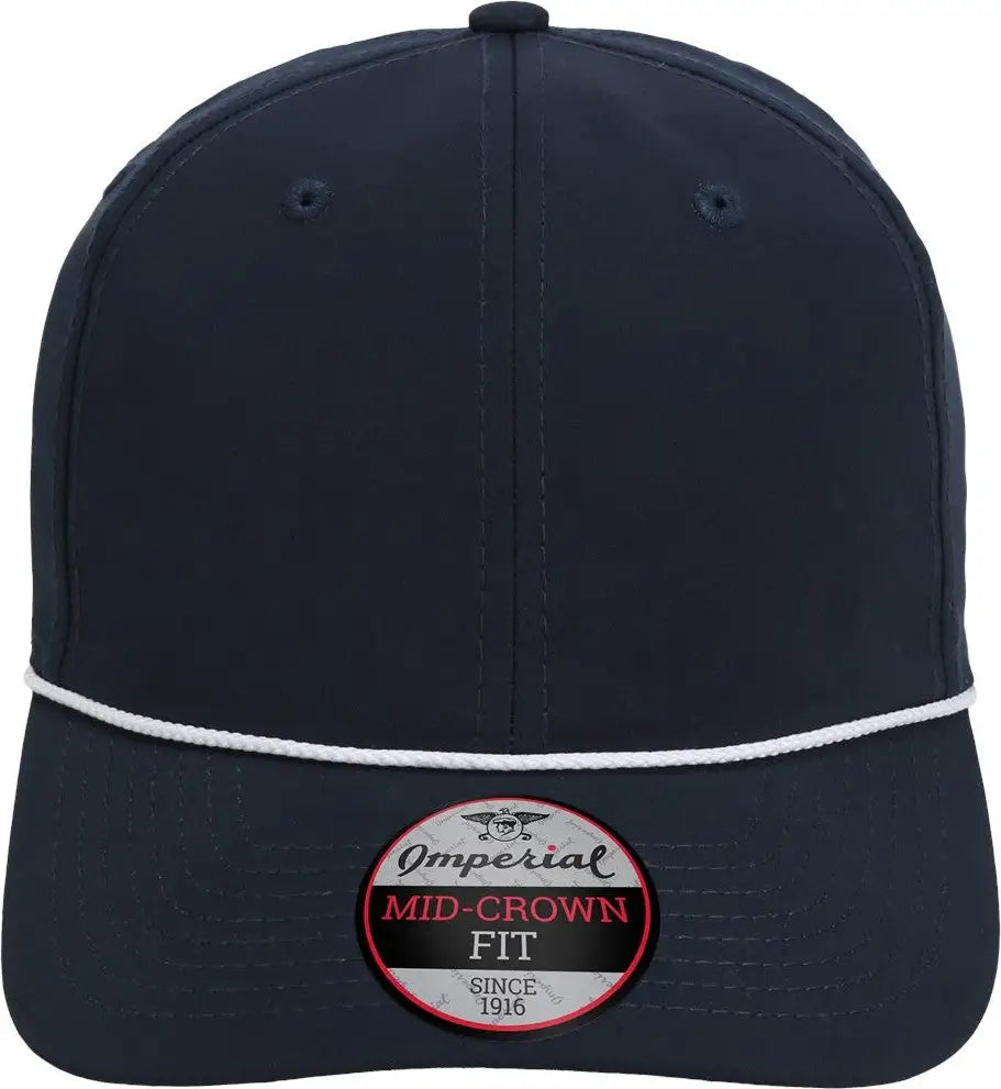 Imperial 7054 the Wingman Cap - Navy White - one Size Fits Most