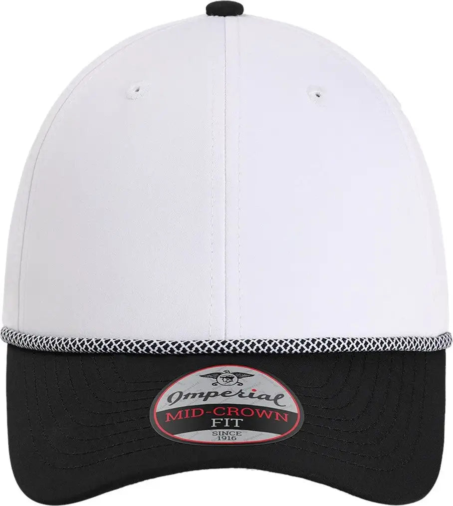 Imperial 7054 the Wingman Cap - White Black - White/ Black/ / one Size Fits Most