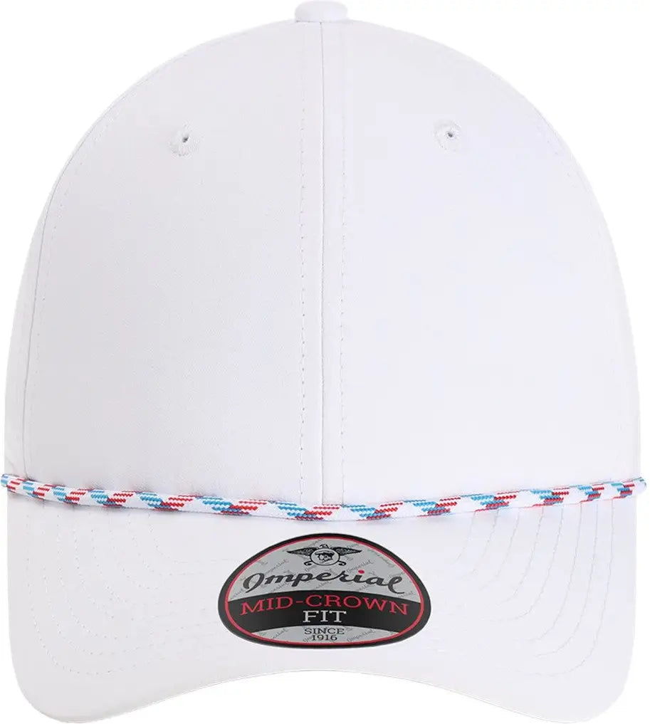 Imperial 7054 the Wingman Cap - White Blue Red - White/ Blue/ Red/ / one Size Fits Most