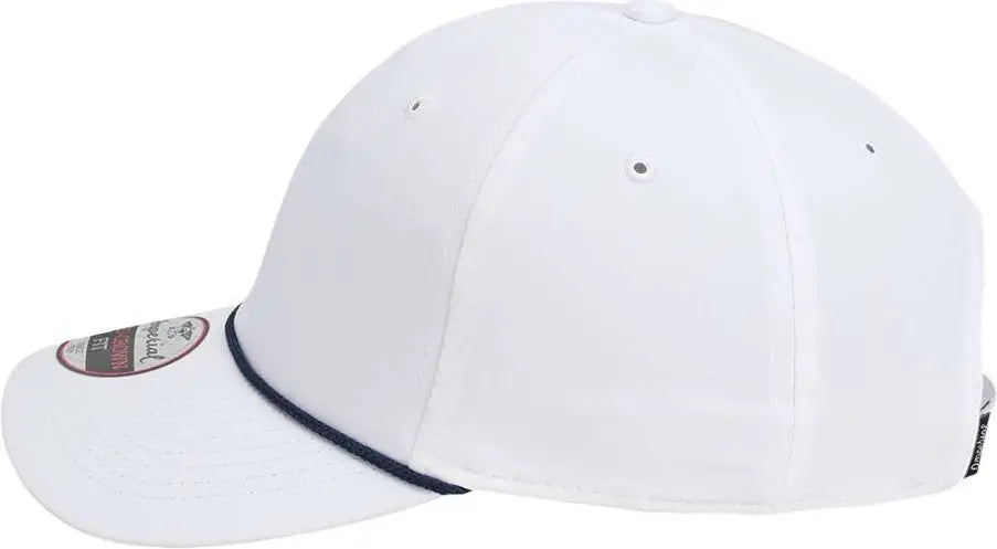 Imperial 7054 the Wingman Cap - White Navy - one Size Fits Most