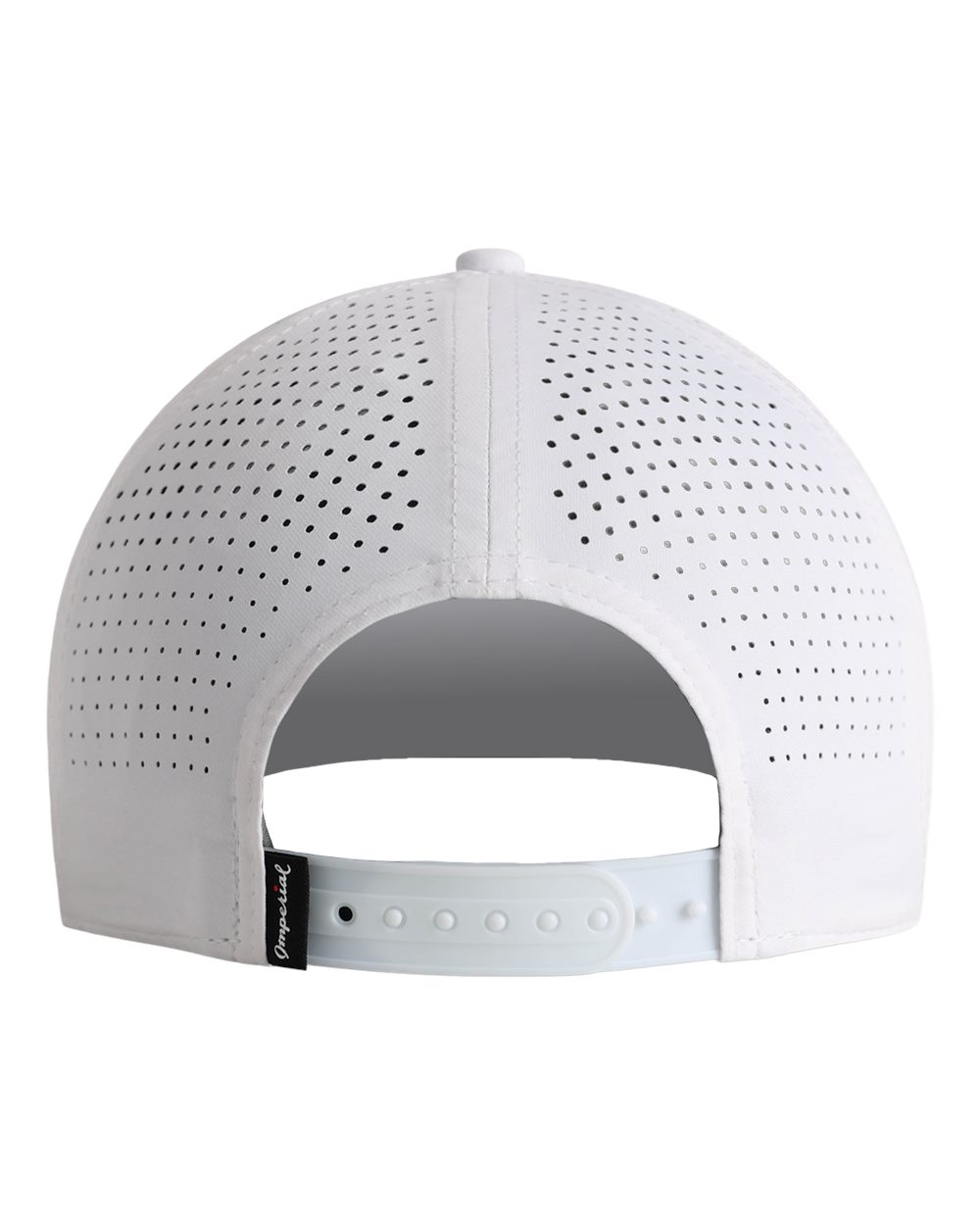Imperial 7054p the Wingman Laser-perforated Snapback Cap - White Black