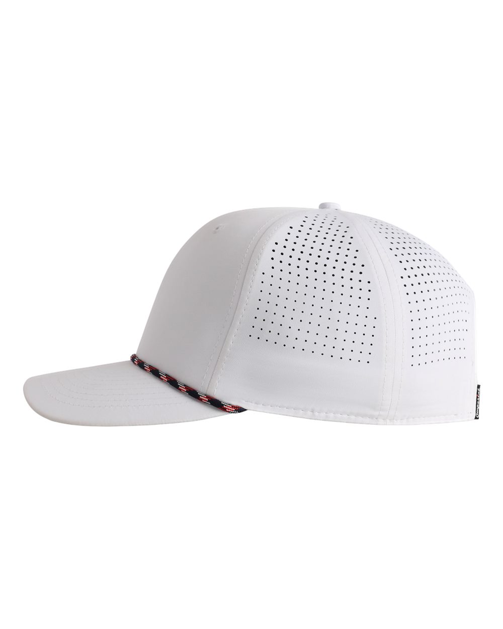 Imperial 7054p the Wingman Laser-perforated Snapback Cap - White Navy Red
