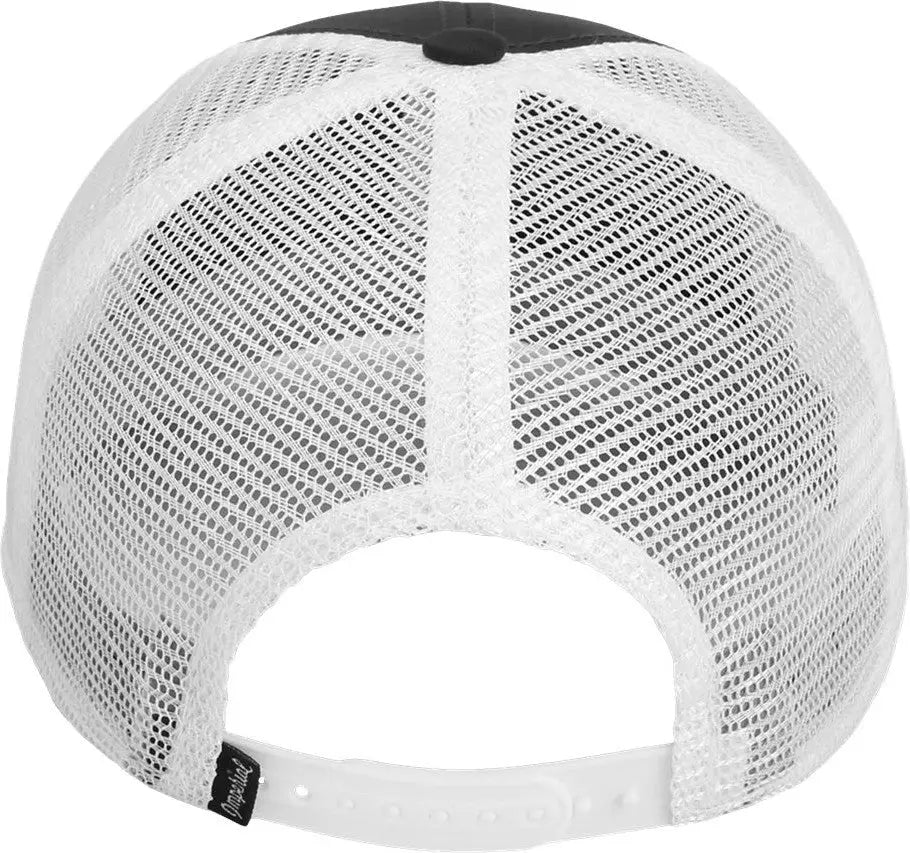 Imperial 7055 the Night Owl Performance Rope Cap - Black White - one Size Fits Most