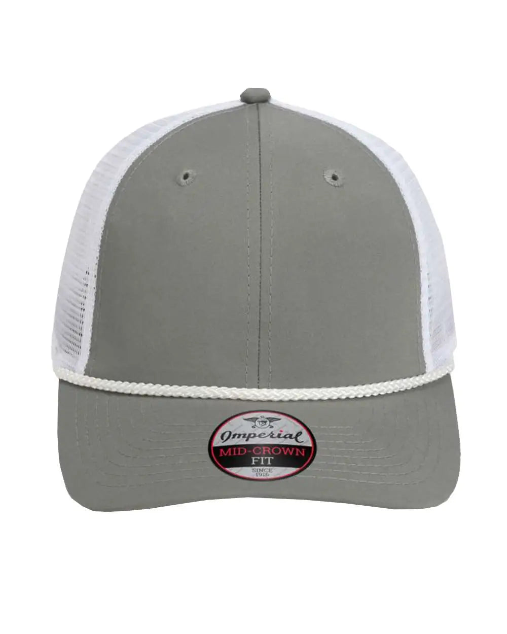 Imperial 7055 the Night Owl Performance Rope Cap - Grey White - Gray / one Size Fits Most