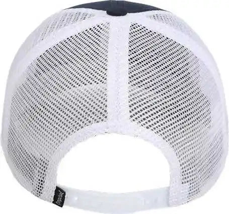 Imperial 7055 the Night Owl Performance Rope Cap - Navy White - one Size Fits Most