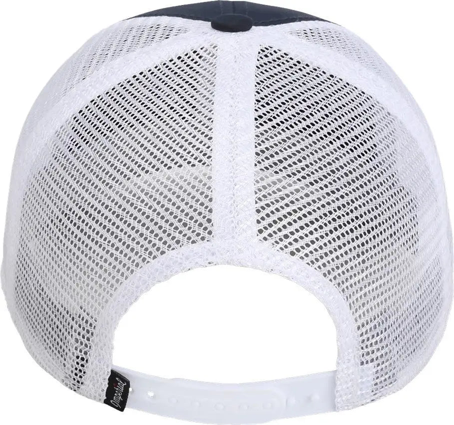 Imperial 7055 the Night Owl Performance Rope Cap - Navy White - one Size Fits Most