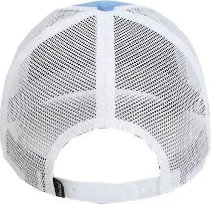 Imperial 7055 the Night Owl Performance Rope Cap - Powder Blue White - one Size Fits Most