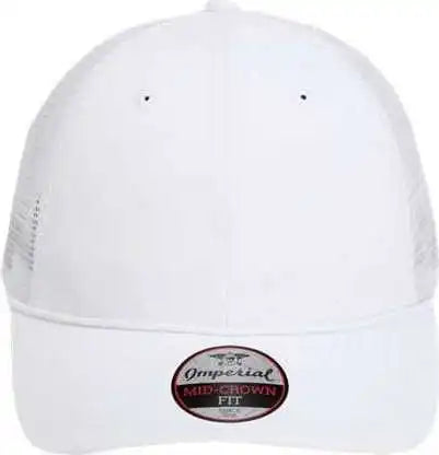 Imperial 7055 the Night Owl Performance Rope Cap - White - one Size Fits Most