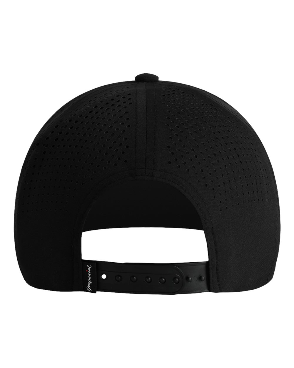 Imperial 7068 the Ironclad Recycled Perforated Cap - Black